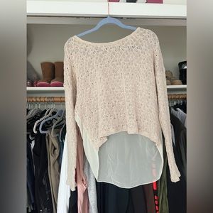 long sleeve buttoned back